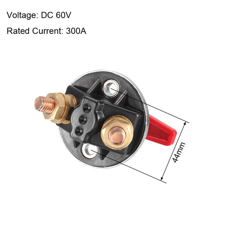 60v 300a Battery Isolator Disconnect Off Power Switch With Cooper Terminal