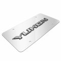 Ipick Image Made For Gmc Yukon 3d Nameplate Mirror Chrome Stainless Steel License Plate