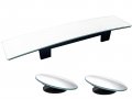 Rear View Mirror Panoramicview Car Interior Clip-on Wide Angle Frameless Rear To Reduce Blind Spot Effectively For Suv Trucks A 