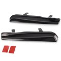 Black Mean Look Upper Headlight Cover Eyelids For 1999 2005 Vw Jetta Mk4 1 Pair Unpainted Abs Plastic Exterior Accessories 