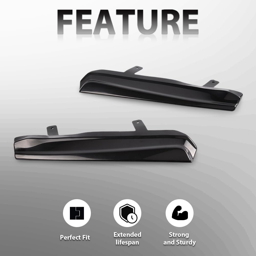 Black Mean Look Upper Headlight Cover Eyelids For 1999 2005 Vw Jetta Mk4 1 Pair Unpainted Abs Plastic Exterior Accessories