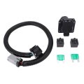 7 Pin Trailer Wiring Harness Plug Abs Material Quick Install Pigtail Kit For F-450 F-550 Super Duty 1999-2001 With Direct