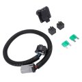 7 Pin Trailer Wiring Harness Plug Abs Material Quick Install Pigtail Kit For F-450 F-550 Super Duty 1999-2001 With Direct