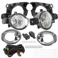 2pcs Fog Lights Assembly Replacement For 2013-2016 Pathfinder Clear Lens With Front Bumper Bezel Wires Switch Bulbs Left Right