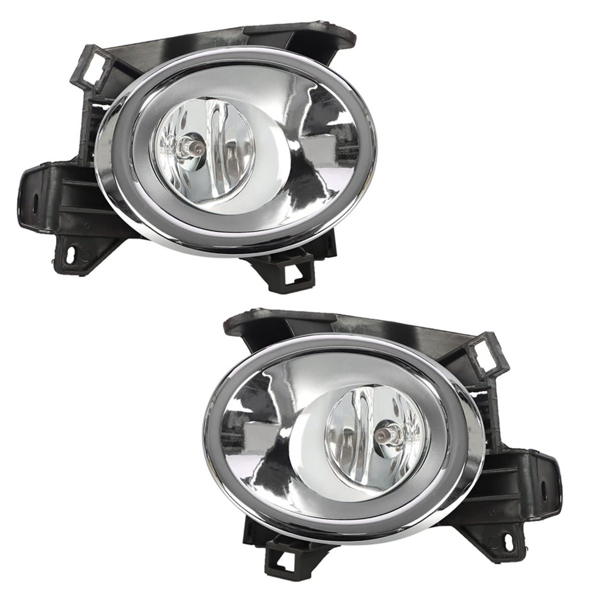 2pcs Fog Lights Assembly Replacement For 2013-2016 Pathfinder Clear Lens With Front Bumper Bezel Wires Switch Bulbs Left Right