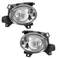 2pcs Fog Lights Assembly Replacement For 2013-2016 Pathfinder Clear Lens With Front Bumper Bezel Wires Switch Bulbs Left Right