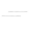 Front Bumper Molding Pair For Mercury Grand Marquis 2003 2004 2005 Driver And Passenger Side Chrome Plastic Replaces Fo1057290 
