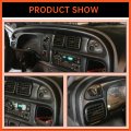 Ecotric Dash Board Bezel Cover Instrument Compatible With 1998-2002 Dodge Ram 1500 2500 3500 Truck Replace For 68042746ac