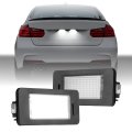 Usr 12-18 F30 License Plate Light A Rear Plates Lamps Left Right Pair For 2012-2018 Bmw 3 Series All Models Trims F20 F31 F33 