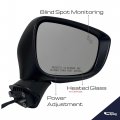Spieg Passenger Side Mirror Replacement For Mazda Cx-3 2016-2021 Blind Spot Monitoring Turn Signal Indicator Manual Fold Ptm