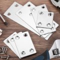 Flat Repair Plates 1 9 X 5 In Stainless Steel Straight Brace Bracket Mending Joining With Screws For Fixing Wooden Furniture 