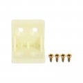 Uxcell 30pcs 90 Degree Plastic Corner Braces 27 3x27x27mm Nylon Shelf Right Angle Brackets With Screws For Cabinets Cupboards
