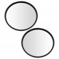 Heated Door Mirror Set 8 5 Inch Round Center Stud Convex Mechanics Choice For 1980-1991 Gmc B6000 