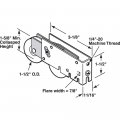 Prime-line D 1904 Tandem 1-1 2 In Steel Roller Plain Back Stamped Housing Single Pack