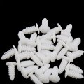 Uxcell 30pcs White Plastic Rivets Splash Guard Fastener Push Type Clips 7 5 X 6 5mm