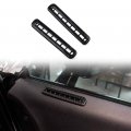 Jstotrim Carbon Fiber Door Ac Vent Outlet Cover Trim For Dodge Challenger 2015-2023 