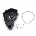 Httmt Black Left Engine Stator Cover See Through Compatible With Suzuk 06- 13 Gsxr 600 750 W Gasket