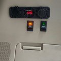 Round Led Digital Display Voltmeter For Cars 12v Universal Panel Car Automotive Motorcycle Waterproof Blue