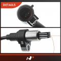 A-premium Front Abs Wheel Speed Sensor Compatible With Ford Lincoln Mercury Models Crown Victoria Grand Marquis Town Car