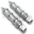 Httmt Mt096 Pa005x2 Spike Bamboo Footpeg Footrest Compatible With Suzuk Rear 01-04 Volusia 800 Vtx1800