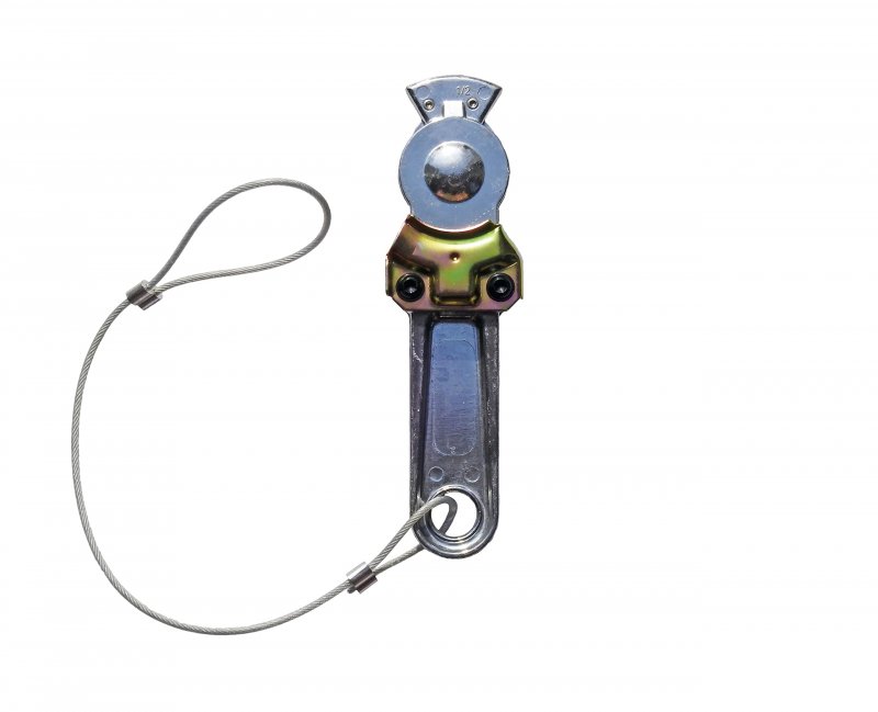 Economy Dummy Shutoff Gladhand With 18 In Cable Rk-150dgh Universal Handle For Tandem Double Trailers Alloy Steel Construction