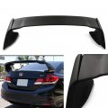 Aintier 1 Set Abs Spoiler Wing Compatible For 2012-2015 Honda Civic Sedan Matte Black Rear Trunk Tail