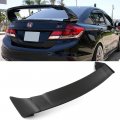 Aintier 1 Set Abs Spoiler Wing Compatible For 2012-2015 Honda Civic Sedan Matte Black Rear Trunk Tail