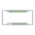 Long Island University Liu Sharks Metal License Plate Frame For Front Or Back Of Car Officially Licensed Mascot 