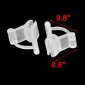 Uxcell Plastic Garden Yard Plants Flower Vegetable Grafting Support Clip Clamp 50pcs Clear
