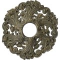 Ekena Millwork Cm19orwhc Orrington Ceiling Medallion 19 5 8 Od X 4 3 Id 1 P Hand-painted Witch Hazel Crackle 