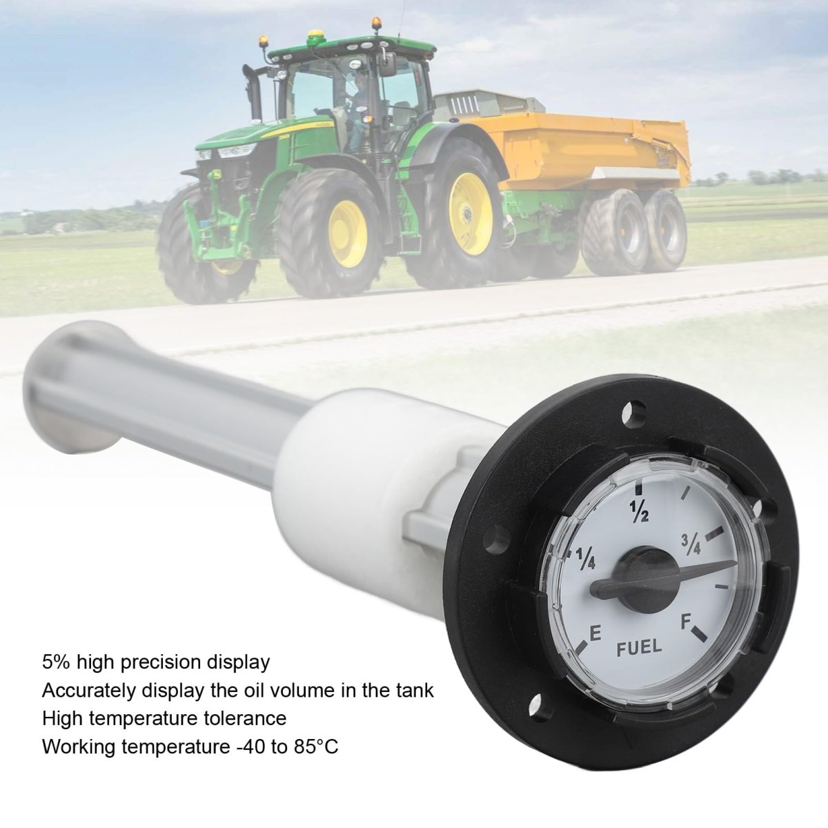 Fuel Gauge Cap High Precision Universal Tank Level Meter Sealed Design Easy Installation For Yachts Boats Cars Trucks Farm