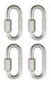4 Pieces Stainless Steel 316 Quick Link 3 8 10mm Marine Grade 