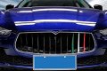 Hotrimworld Abs A Front Center Grille Grill Insert Trim Cover 3pcs For Maserati Ghibli 2014-2017