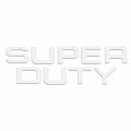 Ipick Image Super-duty Tailgate 1 32 Inch White Letter Insert No-decal Ford F-250 F-350 F-450 2008 To 2016