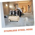 Operitacx Hoses Air Compresser Stainless Steel Leader Compressor Hose Line Check Valve Small Copper Tube Pressure Relief