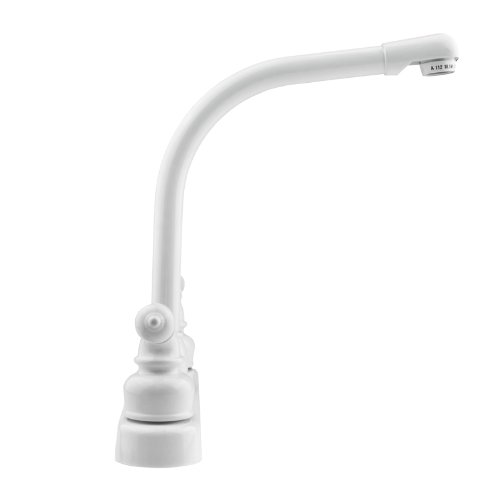 Dura Faucet Df-pk210c-wt Hi-rise Rv Kitchen Classical Levers Motorhome 5th Fifth Wheel Travel Trailer Replacement White