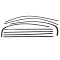 Secos 8pcs Gloss Black Steel Window Sill Molding Trim Strips For Bmw 3 Series E90 2006-2012 