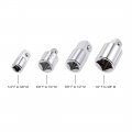 Uxcell 4 Pcs Impact Adapter And Reducer Set For Wrenches 1 4-inch 3 8-inch 2-inch Ratchet Socket