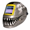 Carrera Welding Helmet With Auto Darkening 1000f Filter Fighting Tiger 