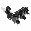 Uxcell Car Ignition Coil No 2730126600 For Hyundai Accent 2001-2005 Plastic Metal Black Gray 