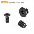 Uxcell 5 16-18x3 4 Flat Head Socket Cap Screws 10 9 Grade Carbon Steel Hex Countersunk Screw Bolts Fasteners Fully Threaded