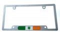 Ireland Irish Flag Car License Plate Frame Chrome Plated Plastic Tag Holder Cp08
