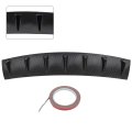 Shark Fin Rear Lower Bumper Lip Diffuser Spoiler 7 Style Pp Fits For 34 X 6 Universal Glossy Carbon Look Wing Splitter 