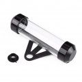 Motorcycle Tatube Holder Universal Motorbike Secure Tax Disc Tube Cylindrical Frame Waterproof Pratical Black