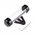 Motorcycle Tatube Holder Universal Motorbike Secure Tax Disc Tube Cylindrical Frame Waterproof Pratical Black