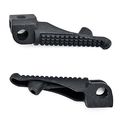 Krator Black Front Foot Rest Pegs For Kawasaki Ninja Zx-6r Zx-10r Zx-9r 650r Z1000 Z750 Motorcycle Footrests Left Right
