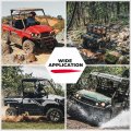 Kemimoto Front Bench Seat Cover Compatible With Kawasaki Mule Pro-fxt Dxt Fx Dx 2015-2021 Replace Oem Part Kaf080-039 Black