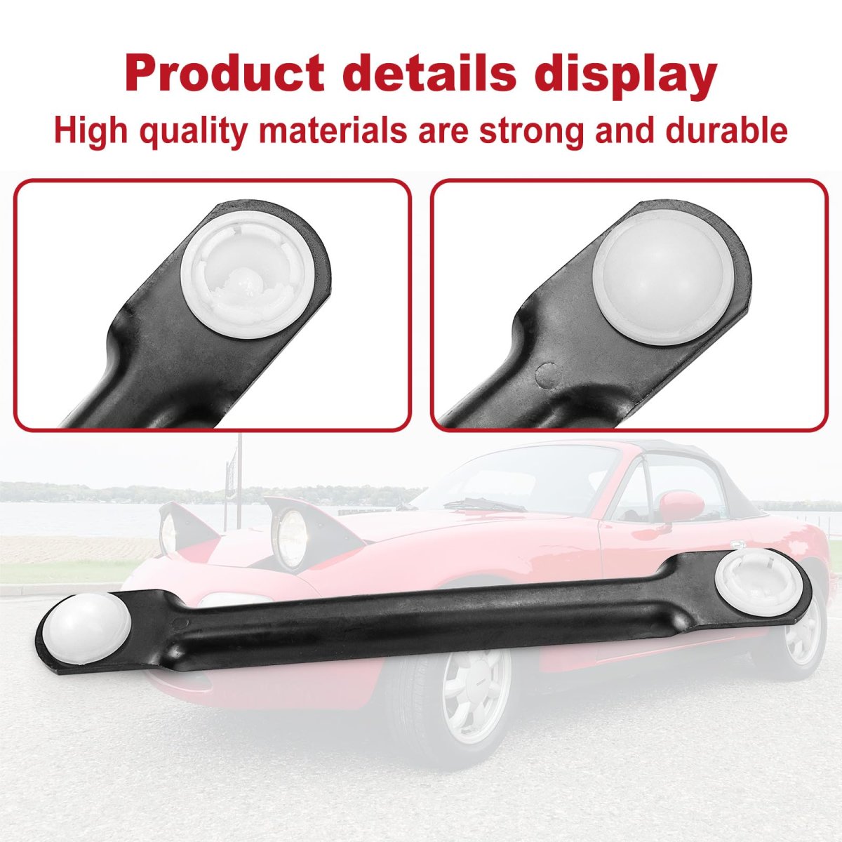 Front Headlight Retractable Link Rod For Mazda Miata 1990 1997 Replaces Na01 51 Sa5 Direct Fit Motor Lift Replacement
