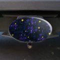 Stars Shine Space Galaxies Pattern Oval Tow Trailer Hitch Cover Plug Insert