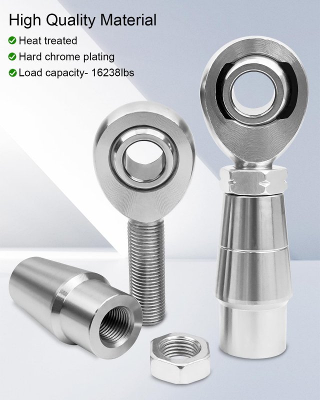 1 2 In Heim Joints Rod End Kit With Tube Adapters And Jam Nuts Left Right Hand Thread Chromoly Panhard For Steering Suspension